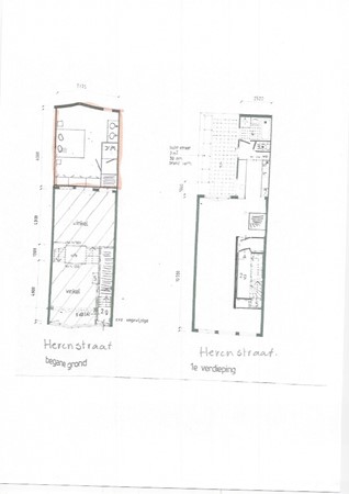 Floor plan - Herenstraat, 1015 CA Amsterdam 
